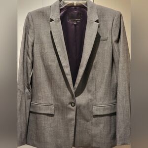Banana Republic Charcoal Gray Blazer Jacket